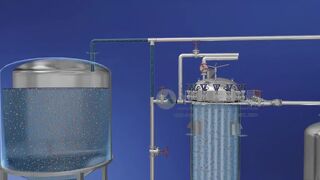 Automated Industrial Oil Candle Filter System